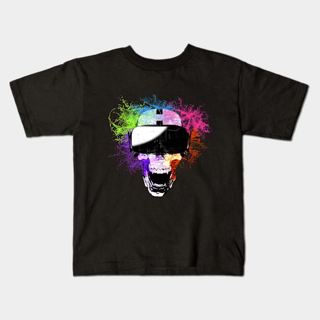 Virtual Joy Kids T-Shirt by ElectricMint